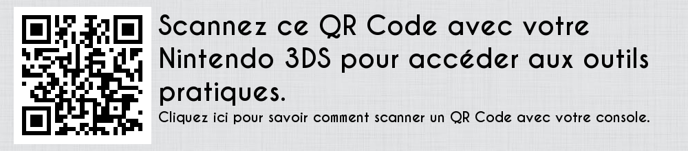 QR Code La boîte à outils 3DS